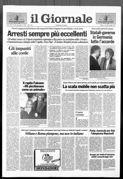 Il giornale : quotidiano del mattino